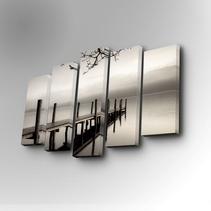 Wallity Cuadro Decorativo en Lienzo 5 Piezas 5PUC-017 Multicolor Wallity Cuadro Decorativo en Lienzo 5 Piezas 5PUC-017 Multicolor